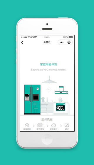 家庭用能评测小程序模板源码下载